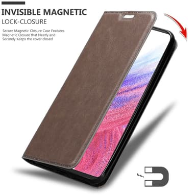 Samsung Galaxy A53 5G lommebokdeksel case (brun)