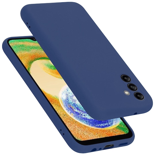 Samsung Galaxy A04s silikondeksel case (blå)
