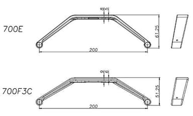 H70060T 700F3C Landing Skid