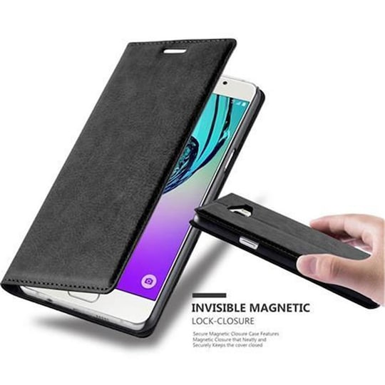 Samsung Galaxy A5 2016 lommebokdeksel case (svart)