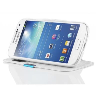 Samsung Galaxy S4 MINI lommebokdeksel etui (hvit)