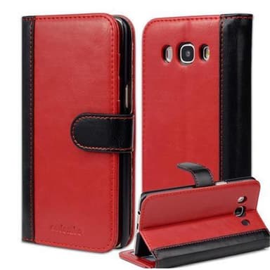 Samsung Galaxy J5 2016 lommebokdeksel cover (rød)
