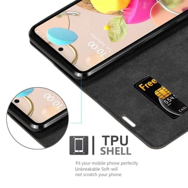 LG K42 lommebokdeksel case (brun)