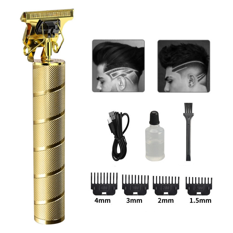 Elektrisk hårklipper/trimmer Gull