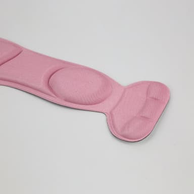 Mjuka iläggsulor med hälskydd 1 par Rosa