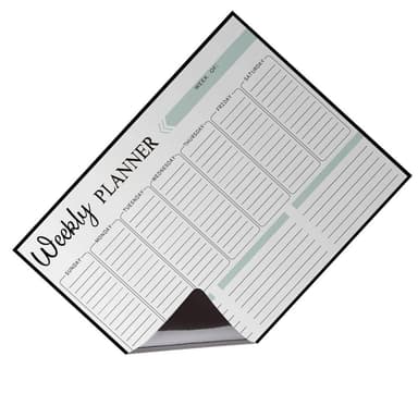 Magnetisk tavle / Ukeplanlegger for kjøleskap