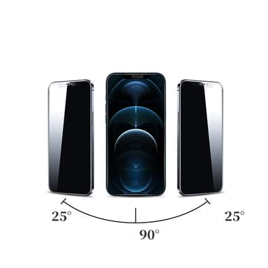 Personvernskjermbeskytter i herdet glass iPhone 13 Pro