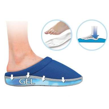 Bambustøfler med Gel 45/46