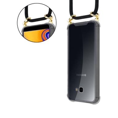 Samsung Galaxy J4 PLUS Deksel med Halskjede (svart)