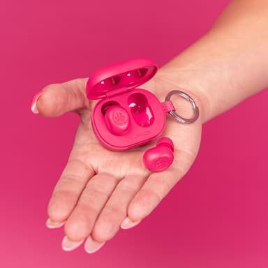 JLab Jbuds Mini helt trådløse in-ear hodetelefoner (rosa)