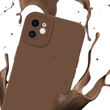 iPhone 11 silikondeksel case (brun)