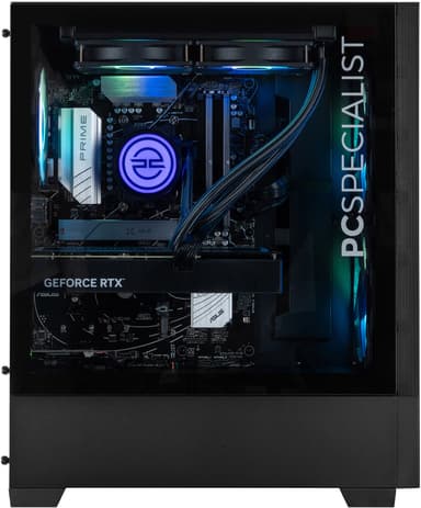 PCSpecialist Prime 600 R7-7X3D/16/1024/4070Ti stasjonær gaming-PC