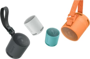 Sony SRS-XB100 bærbar trådløs høyttaler (lysegrå)