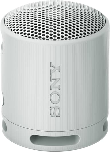 Sony SRS-XB100 bærbar trådløs høyttaler (lysegrå)