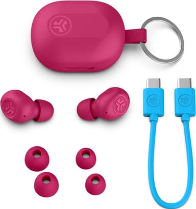 JLab Jbuds Mini helt trådløse in-ear hodetelefoner (rosa)