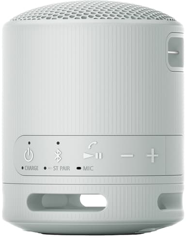Sony SRS-XB100 bærbar trådløs høyttaler (lysegrå)
