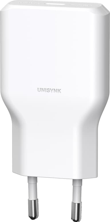 Unisynk G3 36W USB-C lader med 2 m USB-C til Lightning-kabel (hvit)