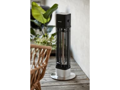 Nordic Sense Terrassevarmer 1200 watt Svart/Sølv