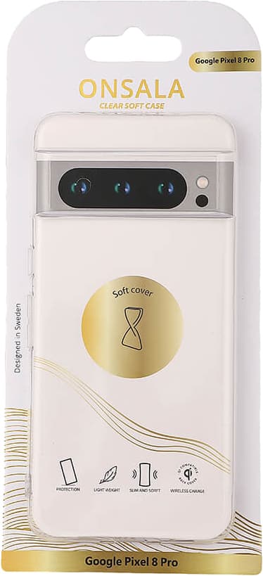 Onsala Google Pixel 8 Pro deksel (gjennomsiktig)
