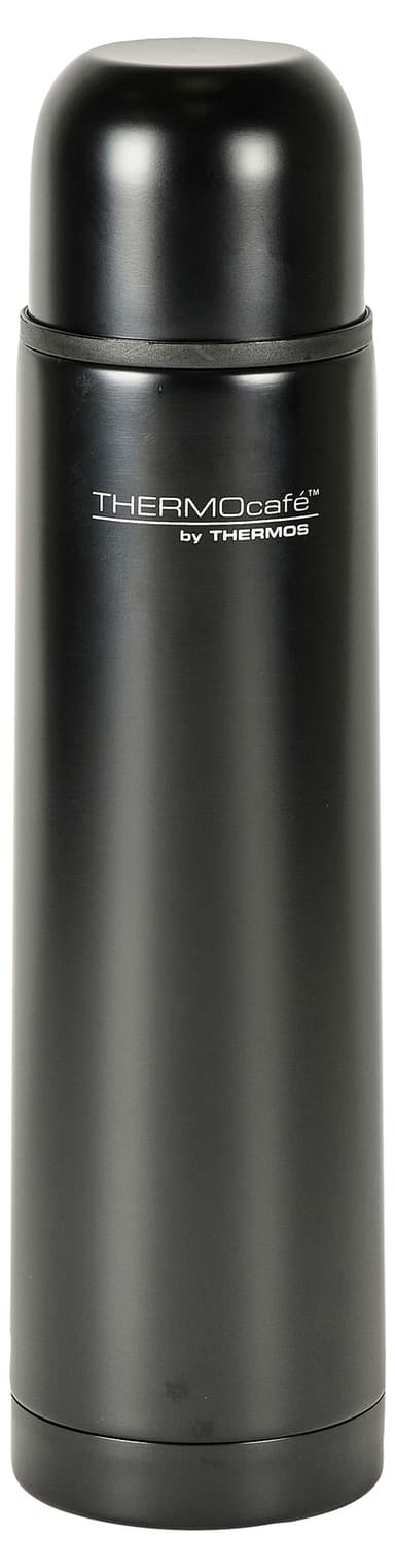 Vacuum flask 0,70 Matte black Stainless steel