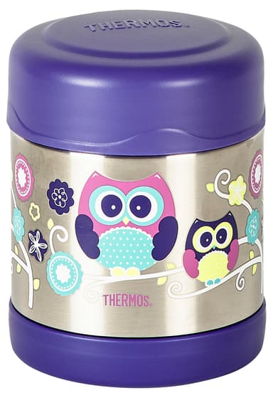 Thermos 290 Purple/steel Stainless steel
