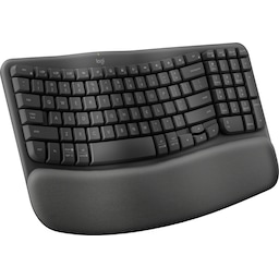 Logitech Wave Keys ergonomisk tastatur (grafitt)