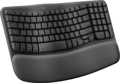 Logitech Wave Keys ergonomisk tastatur (grafitt)