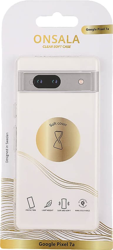 Onsala Google Pixel 7a klart deksel (gjennomsiktig)