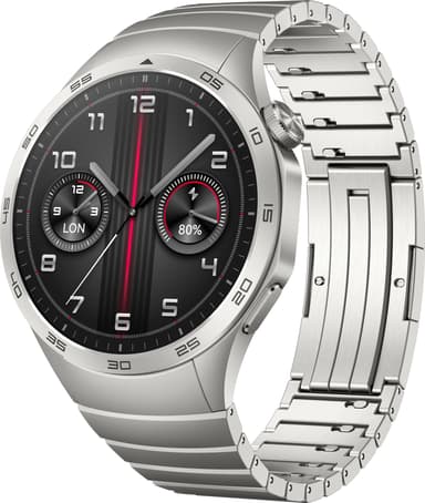Huawei Watch GT 4 sportsklokke 46mm rustfritt stal Elkjop Elkjop