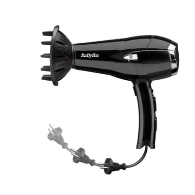 BaByliss D374DE hårføner D374DE (Sort)