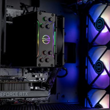 PCSpecialist Core 200 R5-5/16/512/3050 stasjonær gaming-PC