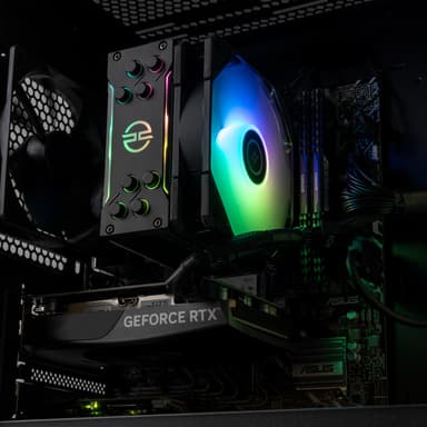 PCSpecialist Core 220 i5-12F/16/1024/4060 stasjonær gaming-PC
