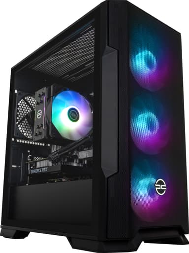 PCSpecialist Core 100 i3-12F/16/512/3050 stasjonær gaming-PC