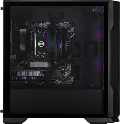 PCSpecialist Core 200 R5-5/16/512/3050 stasjonær gaming-PC