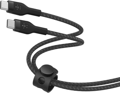 Belkin Twin USB-C til USB-C kabel 1 m (sort/hvit/2-pk)
