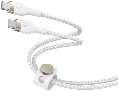 Belkin Twin USB-C til USB-C kabel 1 m (sort/hvit/2-pk)