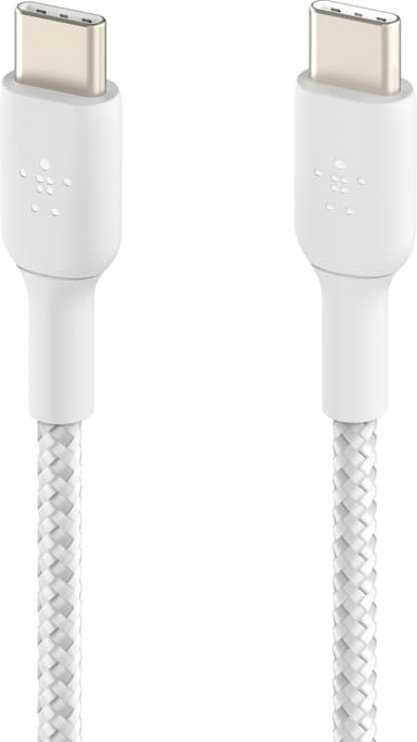 Belkin Twin USB-C til USB-C kabel 2 x 1m (hvit/2-pk)