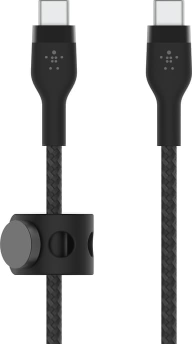 Belkin Twin USB-C til USB-C kabel 1 m (sort/hvit/2-pk)