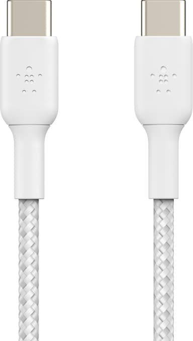 Belkin Twin USB-C til USB-C kabel 2 x 1m (hvit/2-pk)