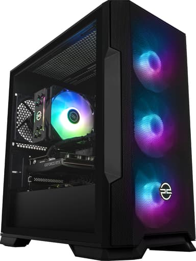 PCSpecialist Core 220 i5-12F/16/1024/4060 stasjonær gaming-PC