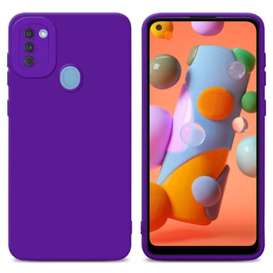 Samsung Galaxy A11 / M11 silikondeksel case (lilla)
