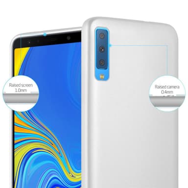 Samsung Galaxy A7 2018 Deksel Case Cover (sølv)