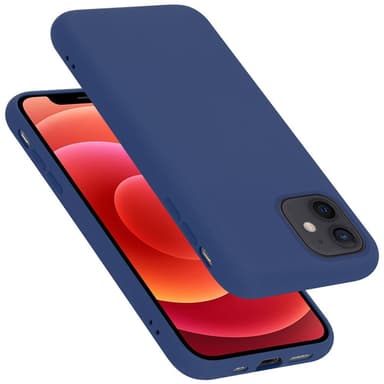 iPhone 12 MINI silikondeksel case (blå)