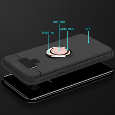 Samsung Galaxy NOTE 9 silikondeksel cover (svart)