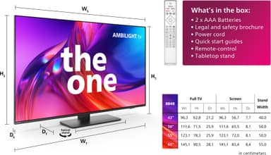 Philips 65” The One PUS8848 4K LED Smart TV (2023)