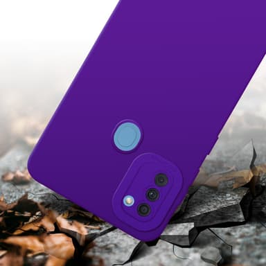 Samsung Galaxy A11 / M11 silikondeksel case (lilla)