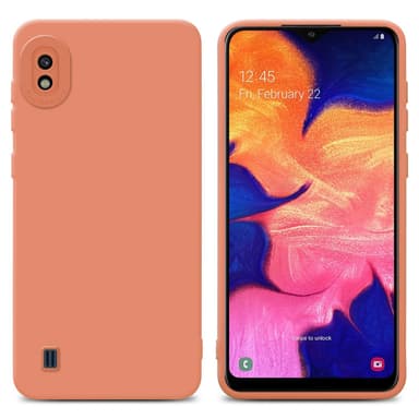Samsung Galaxy A10 silikondeksel case (oransje)