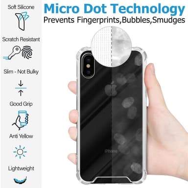 iPhone XS MAX Deksel Case Cover (gjennomsiktig)