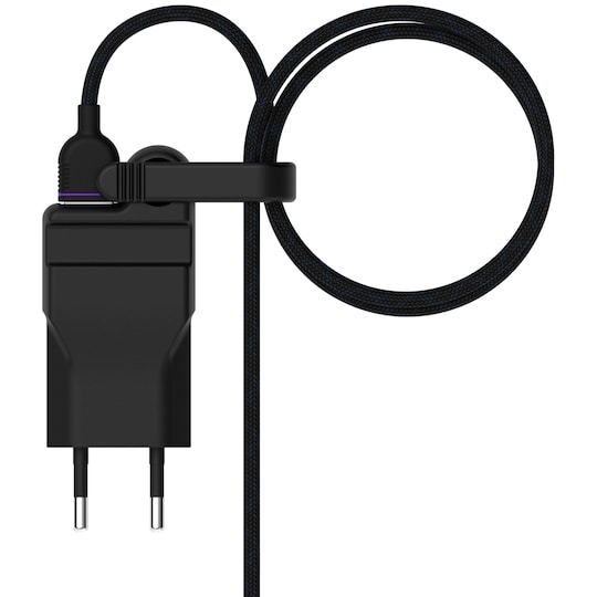 Unisynk  High Power USB-lader + USB-C-kabel (sort)