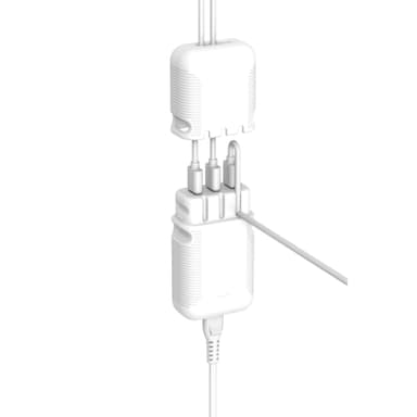 Unisynk Tripler USB multi-vegglader (hvit) Unisynk Tripler USB multi-vegglader (hvit)